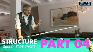 STRUCTURE |  the  ULTIMATE BILLIARD  TUTORIAL |   STOP SHOTS  Part 04  : 24 | by WC Ralph Eckert