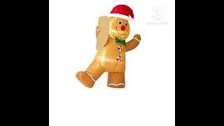 Cute Gingerbread. feet. santa hat.