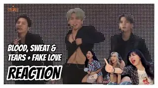 ABS!!! | BLOOD, SWEAT & TEARS + FAKE LOVE REACTION | PERMISSION TO DANCE ON STAGE @BTS 방탄소년단
