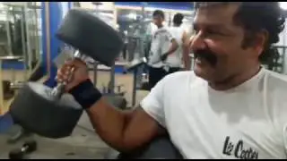 Bellary Mohan, workout for biceps mass