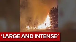 Watch: Intense brush fire in Glendale on July 4th