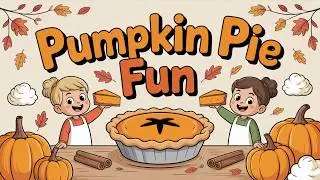 Pumpkin Pie Party 🥧 | Sweet Fall Song for Kids | Fun Autumn Treats & Music!