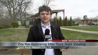 One man is injured after a shooting at East Park in Mason City