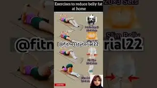 Reduce belly fat loss exercise at home #yt #exercise #yoga #fatloss #fitness