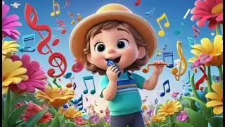 Toy Harmonicas Go Huff, Huff, Huff | English Nursery Rhyme for Kids