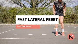 FOOTWORK // LATERAL AGILITY AND FAST FEET // SOLO SESSION // NETBALL TRAINING