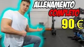 HOME GYM essenziale - allenarsi a casa con una panca e due manubri