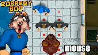 Blue Guard Using Mouse To Gameplay Finish Robbery Bob 1 - Part 5