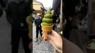 Matcha swirl magic 🍵🍦✨ #matchalovers