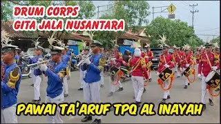 Drumband SUPM Batang di Pawai Ta'aruf TPQ Al Inayah Kramalan