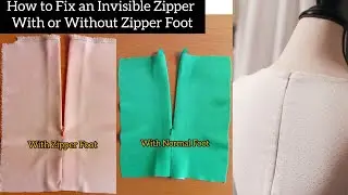 How to Fix an Invisible Zipper Step by Step for beginners 