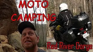 VSTROM MOTOCAMPING ADVENTURE | RED RIVER GORGE | DANIEL BOONE FOREST