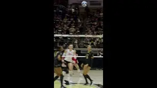 Boilermakers Take Set 1 vs. Indiana | Purdue Volleyball