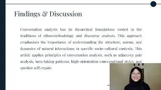 Conversation Analysis as Discourse Approaches to Teaching EFL Speaking | CDA's Presentation