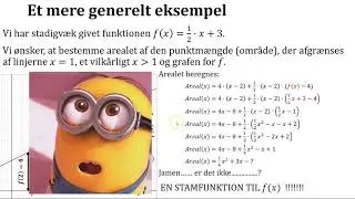 Integralregning 4   arealer og stamfunktion