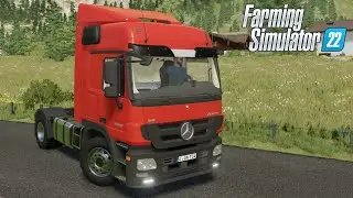 Mercedes Actros MP3 V8 - Farming Simulator 2022 [FS22 LS22 Truck Vehicle Mod] #gaming #games #truck