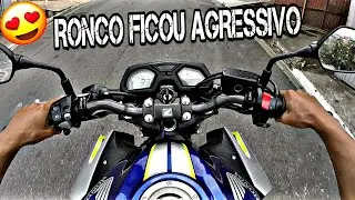 DEIXEI A CB 650F SO O CANO RONCO FICOU FORTE DEMAIS