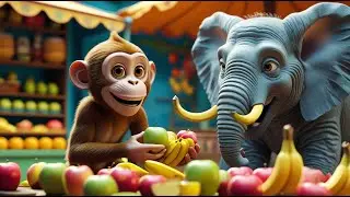 Little Monkey&rsquo;s Fruit Shop Fun 🍎🐒 | Nursery Rhyme for Toddlers | Rhyme Land
