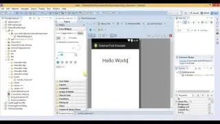How to Use External  Fonts in Android App