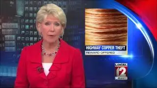 Reward offered for highway copper theft
