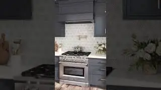 Decorate with flower tile! #flowers #floor #design #kitchen