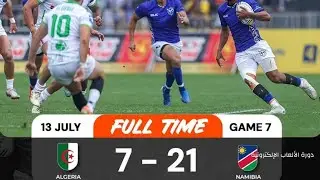 NAMIBIE 21-07 ALGERIE/HIGHLIGHTS GAME 7 AFRICA RUGBY CUP UGANDA 2025