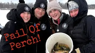 GRG Lightning Jumbo Perch Tournament 2.0 - Girls Hockey Team Hits the Ice...To Go Fishing!