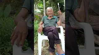 vó Candido, cantando em língua tikuna,  gravado pela mana elissadrina