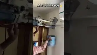 Ac core cutting hole 💯#airconditioningservice #youtubeshorts #copperfittings
