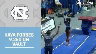 UNC's Kaya Forbes Ties For 1st&nbsp;With A 9.925 On Vault&nbsp;| 2026 ACC Gymnastics
