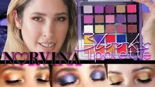 NORVINA VOL 1 PRO PIGMENT 3 LOOKS 1 PALETTE Eyeshadow Review Swatches Comparisons Wearable