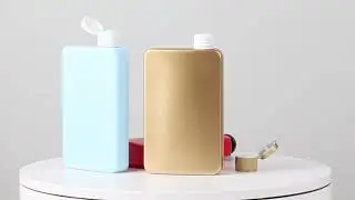 150ml, 200ml square bottle, customize color, printing, sticker labels.#plastic #bottle factory#hdpe