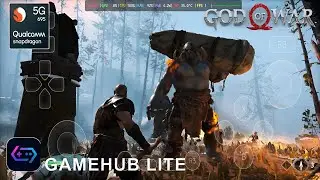 تجربة لعبة God Of War 4 Lite على محاكي ( GAMEHUB LITE V5.3.3 RC2 ) Snapdragon 695