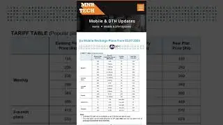 Jio, Airtel New prices updates ,