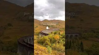 You finally see the Harry Potter bridge in real life 🪄🚂 #scotland #harrypotter #autumn