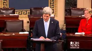 Kerry chokes up remembering Kennedy brothers