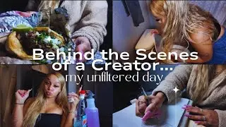 A Day in the Life of a Content Creator | Raw, Real & Behind the Scenes
