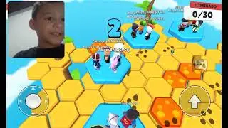 Levigamer e Anajuliagamer jogando stumble guys