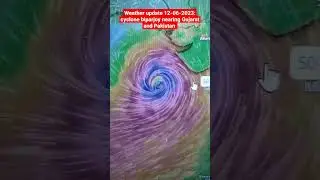 #Weather #update 12-06-2023:#cyclone #biparjoy nearing #Gujarat and #Pakistan #alert to all locals