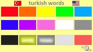 turkish class - colors in turkish