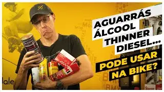Posso usar aguarrás, thinner, álcool, M1 e outros produtos químicos na bike? Pedaleria