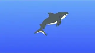 Maneater bull shark in subnautica