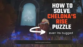 how to solve Chelona's Rise Puzzle even if its bugged and get Ranni's Dark moon spell Elden Ring