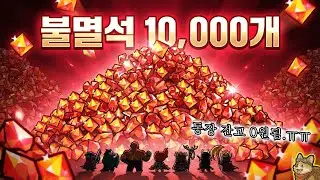 불멸석 10,000개?!ㅋㅋㅋㅋㅋ 끝을 봤습니다. (feat.모든 불멸영웅 성능 리뷰) [운빨존많겜]