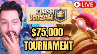 HUGE $75,000 CLASH ROYALE TOURNAMENT w @JuicyRoyale | spragels stream