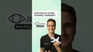 Can you fly after cataract surgery? #cataract #cataractsurgery