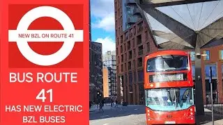 Bus Route 41 Has New Electric BZL Buses.