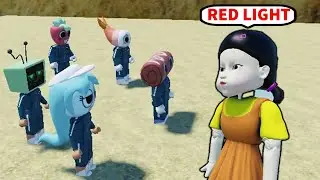 Toons play squid game