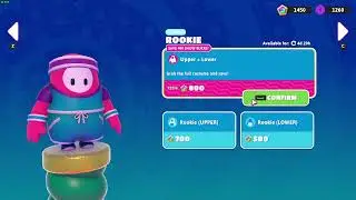 BUYING MY PINK BEAN'S ROOKIE SKIN! (Fall Guys Item Shop)