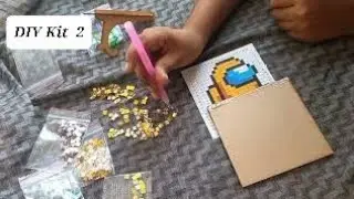 Among Us Pixel Art Kit &ndash; Fun & Creative DIY kit